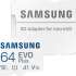 Samsung EVO Plus 64Gb Class10 White (MB-MC64KA/RU)