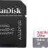 SanDisk 128Gb Class10 c адаптером UHS-I Grey/White