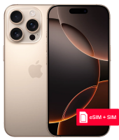 Apple Смартфон Apple iPhone 16 Pro 1TB Desert Titanium (Dual Sim)