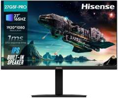 Монитор 27" Hisense 27G5F-PRO black, IPS, FHD, 1ms, 250cd, 165Hz, HDMI, DP