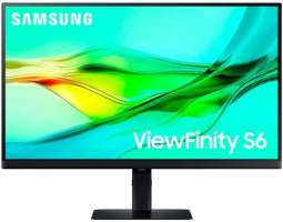 Монитор 27" Samsung S27D604UAI 16:9, IPS, 2560x1440, 5ms, 350cd, 100Hz, HDMI, DP, USB3.0x2, USB-C, LAN, HAS, Pivot, Internal, Vesa 100x100 black