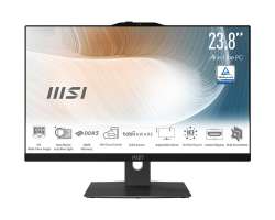 MSI Моноблок 23.8'' Modern AM242TP 1M AIO 9S6-AE0721-1280 5 120U/16GB/512GB/1920x1080/wireless kbd/wireless mouse/GbitEth/WiFi/BT/noOS/black